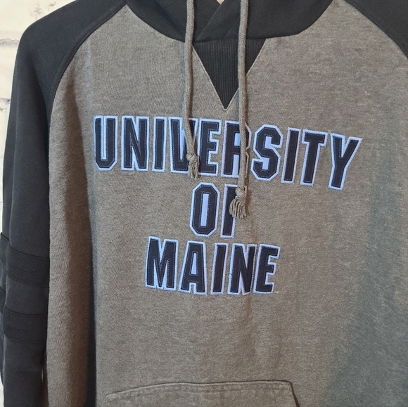 University of Maine Gray and Black Hoodie - Picture 3 of 6